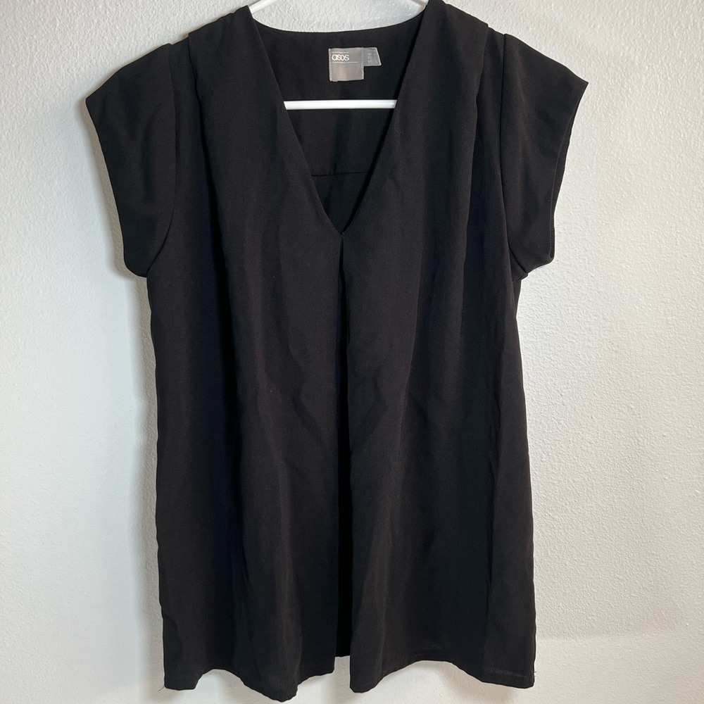 ASOS Black top‎ blouse size 0
